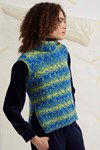 Breipatroon Dames spencer met kabels
