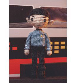 Pop Mr Spock gemaakt van Schachenmayr Catania