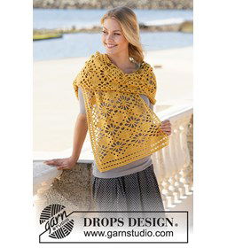 Stola gemaakt van Drops Cotton Merino