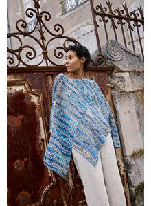Poncho met inkeeping