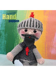 Handpop Ridder met helm en baard