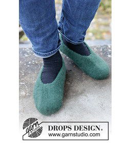 Droom sloffen gemaakt van Drops Snow - Eskimo