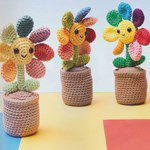 Haakpatroon Potje met bloemen