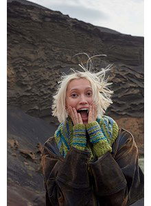 Gestreepte polswarmers