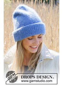 Lange muts met omgeslagen rand