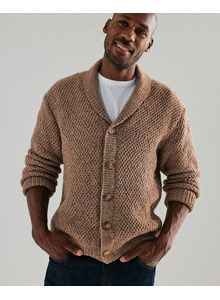 Herenvest met sjaalkraag