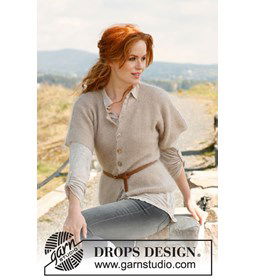 Vest gemaakt van Drops Kid Silk