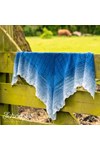 Breipatroon Ocean Deep Shawl omslagdoek van andere kant