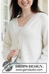 Breipatroon White River Cardigan van andere kant