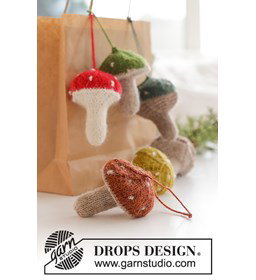 paddenstoel hangers Enchanted Mushrooms gemaakt van Drops Alpaca