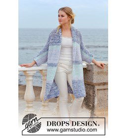 Vest gemaakt van Drops Brushed Alpaca Silk