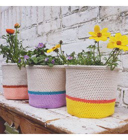 Bloemen mand gemaakt van Durable Glam