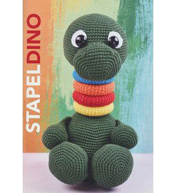 Ringenspel Dino gemaakt van borduurstoffen