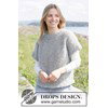 oversized damestrui met raglan en korte mouwen gemaakt van rondbreinaald nr 6