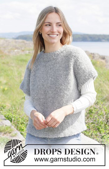 oversized damestrui met raglan en korte mouwen