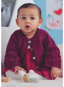 Babyvest met golvende boorden