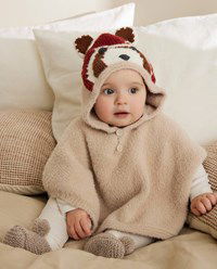 haakpatroon babyponcho-met-capuchon
