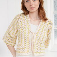hexagonvest met granny square patroon