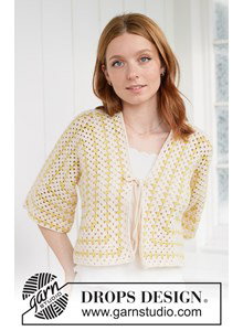 hexagonvest met granny square patroon