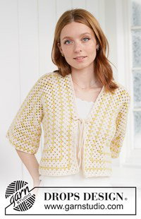 hexagonvest met granny square patroon