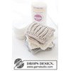 make up pad Ribbed Scrubbies gemaakt van Drops Cotton Light