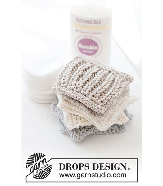 Breipatroon make up pad Ribbed Scrubbies