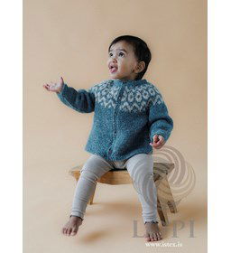 Kindervest Tryggo gemaakt van Istex Lopi Plotulopi