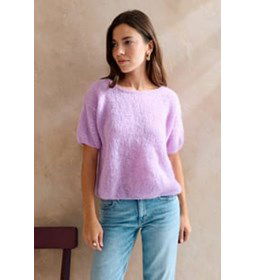 Damestrui met korte mouw gemaakt van Breinaalden