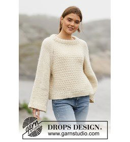 Trui voor dames gemaakt van Drops Nepal