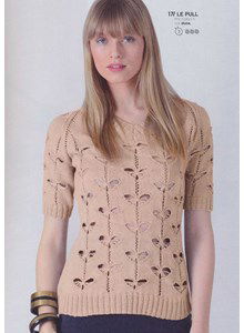 Damestruitje met vlinderpatroon