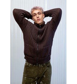 Herenvest met ritssluiting gemaakt van Rits deelbaar