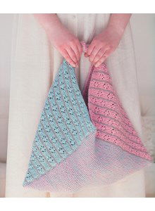 Schoudertas in kantpatroon