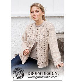 Damesvest gemaakt van Haaknaalden