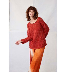 Rechte trui met zakken