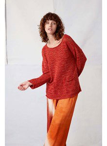 Rechte trui met zakken