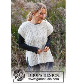 Damesspencer gemaakt van DROPS Sky