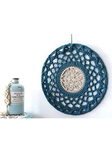 Mandala met houten kern