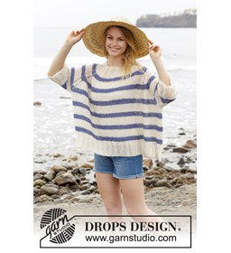 Trui gemaakt van Drops Brushed Alpaca Silk