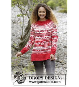 Kersttrui gemaakt van Drops Karisma