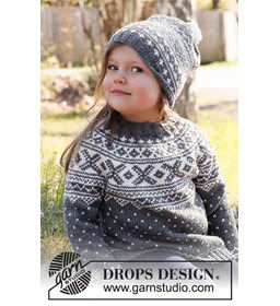 Kindertrui gemaakt van Drops Merino extra fine