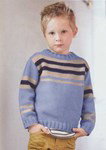 Breipatroon Jongens trui met strepen