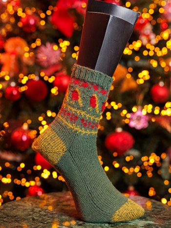 kerstsokken Roodborstje