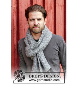 Sjaal gemaakt van Drops Snow - Eskimo