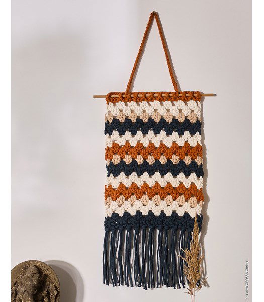 Haakpatroon rechte wandhanger