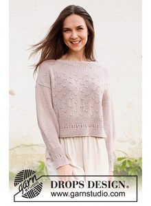 Damestrui met brede boorden met gaatjespatroon