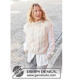 Dames spencer gemaakt van Drops Kid Silk