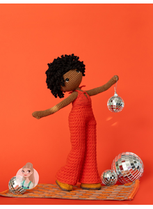 Pop 1970 in jumpsuit