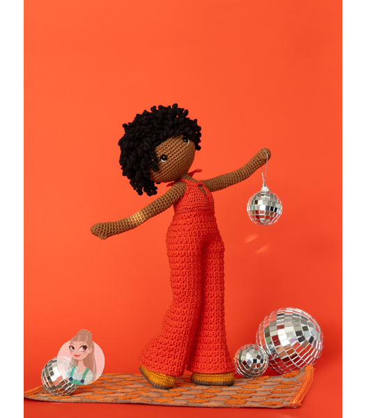 Haakpatroon Pop 1970 in jumpsuit