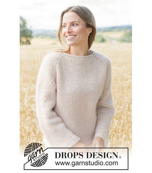 Breipatroon Zachte raglan trui 