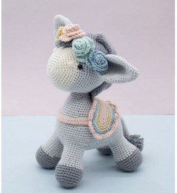 Espy de ezel gemaakt van Scheepjes Catona 25 en 10 gram